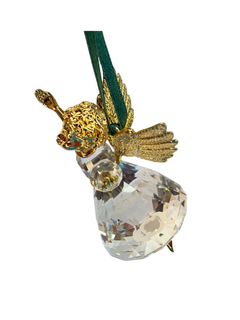 Swarovski 1996 Christmas Memories Angel Crystal Ornament 203083 Boxed Austria - Picture 8 of 14